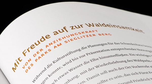 Headline, Sumbline und Mengentext im Geschäftsbericht