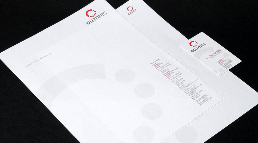 Entwurf eines Logos; Organisationsmittel: Briefbogen, Folgebogen, Visitenkarten