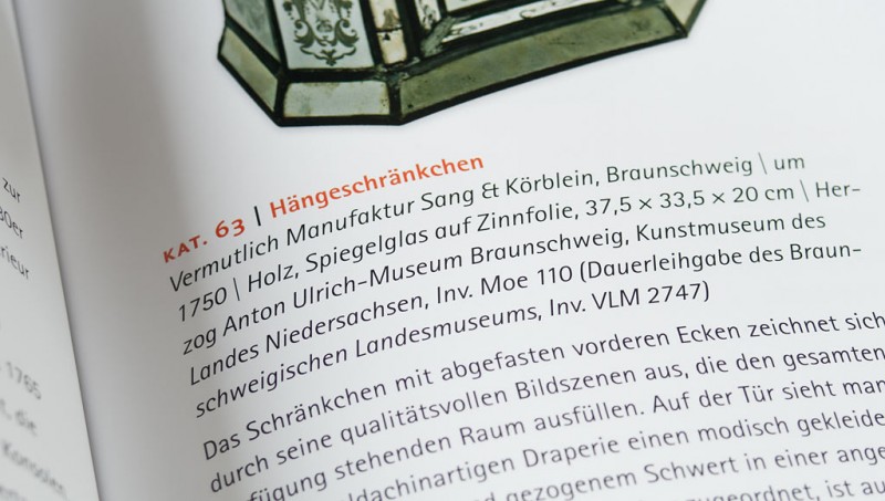 Klassischer Objekttext im Katalog »›Glückwunsch, Carl!‹ – Luxus aus Braunschweig«