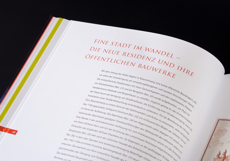 Typografie im Katalog »›Glückwunsch, Carl!‹ – Luxus aus Braunschweig«