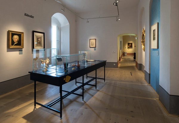 Preußen und Sachsen. Szenen einer Nachbarschaft – Erste Brandenburgische Landesausstellung, Schloss Doberlug, 2014, Szene 2 – Königskunst (Künstler)