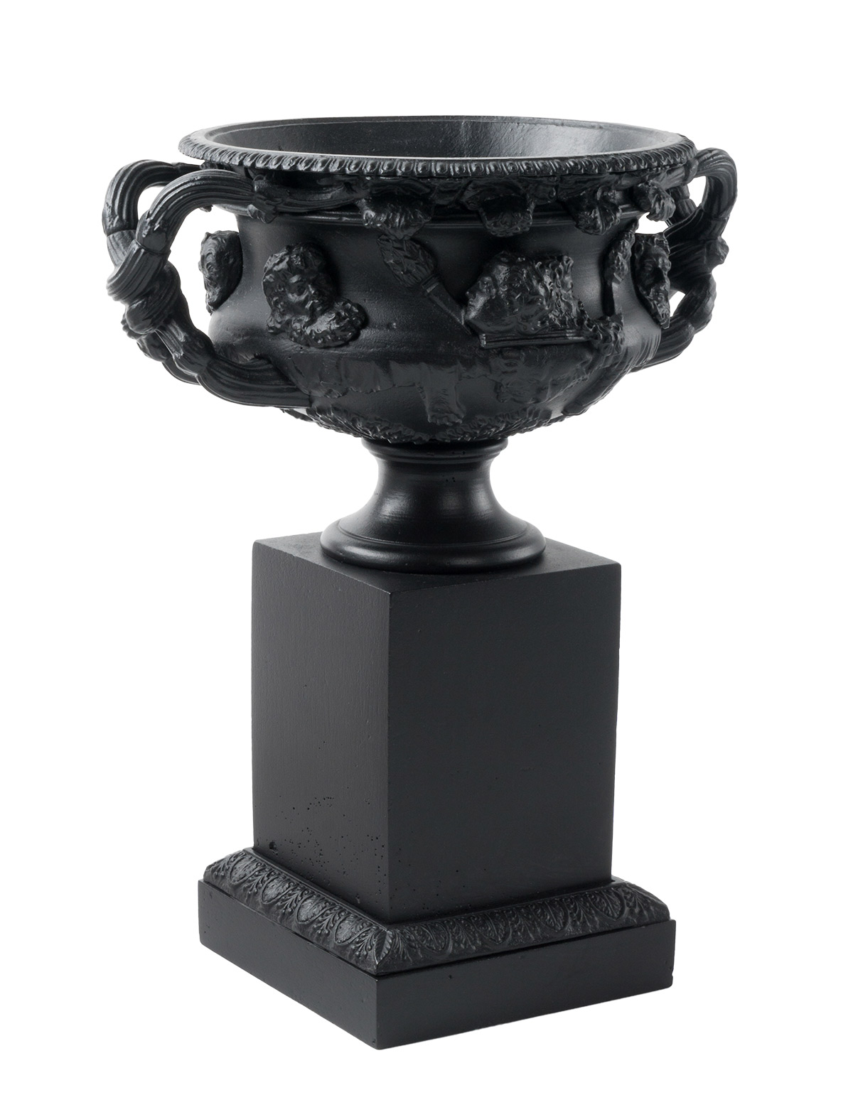 Warwick-Vase mit bacchantischem Motiv und dem griechischen Gott Dionysos