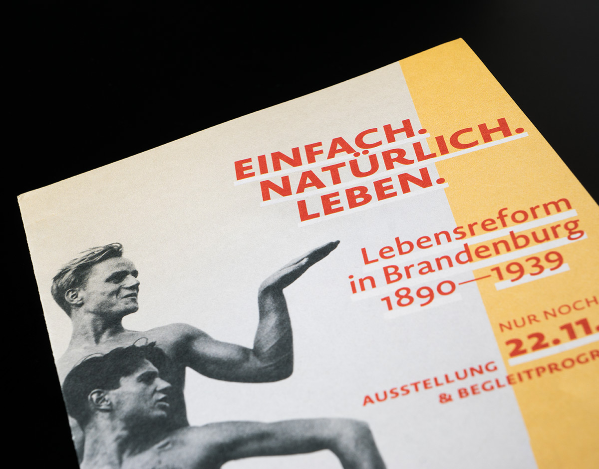 Folder »Einfach. Natürlich. Leben. – Lebensreform in Brandenburg 1890–1939«